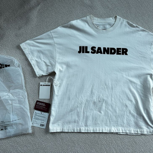 (XL 105~110) 질샌더 반팔 오버핏 티셔츠 (압구정편집샵 구매제품 이미지