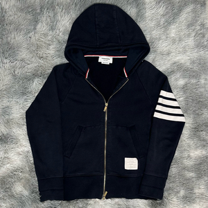 [A급/정품] 톰브라운 네이비 사선 후드집업 이미지