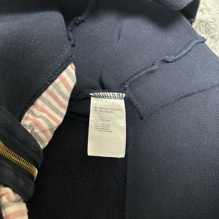 [A급/정품] 톰브라운 네이비 사선 후드집업 이미지