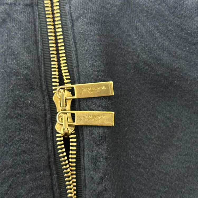 [A급/정품] 톰브라운 네이비 사선 후드집업 이미지