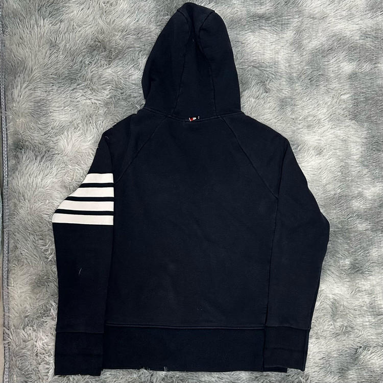 [A급/정품] 톰브라운 네이비 사선 후드집업 이미지