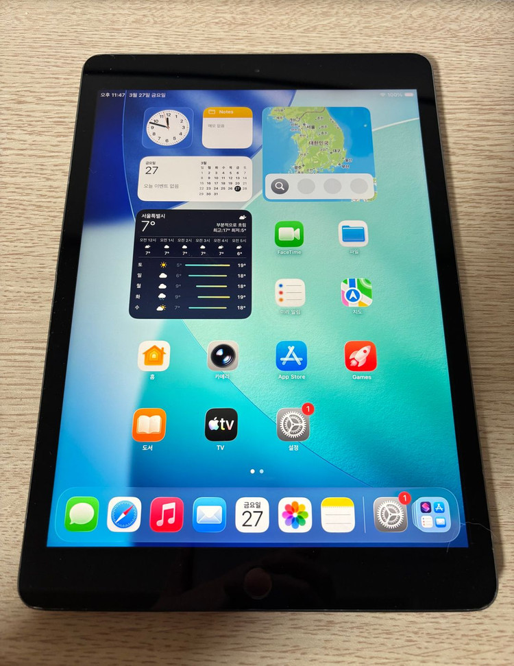아이패드 8세대(A2270) Wi-Fi 128기가 그레이 판매 이미지