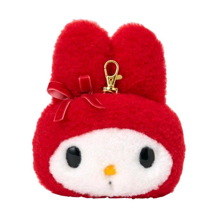 산리오 레드 체크 빨마 빨간 두건 마이멜로디 릴 패스 카드지갑 인형 키링 이미지
