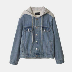 [1회착용]바니쉬먼트 후디 데님 청자켓 여성사이즈 FREE 이미지