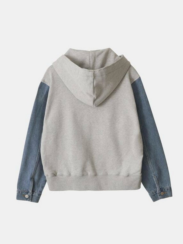 [1회착용]바니쉬먼트 후디 데님 청자켓 여성사이즈 FREE 이미지