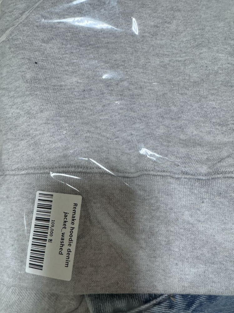 [1회착용]바니쉬먼트 후디 데님 청자켓 여성사이즈 FREE 이미지