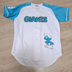 롯데자이언츠 노마킹 말괄량이 스머프 85사이즈 유니폼 이미지