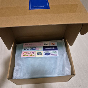 [완전 새상품] 모나쿡 프래티넘 실리콘 지퍼백 10종세트 이미지