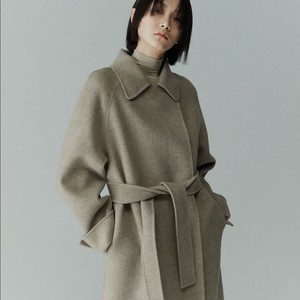 리이 RE RHEE 핸드메이드 울 블렌드 코트 이미지