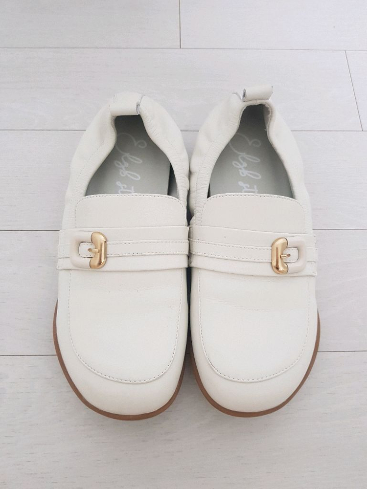 [ 엘리자베스 스튜어트 ] [ 25SS ] 소가죽 밴딩 로퍼 소가죽 로퍼 240 신발 단화 여성화 구두 이미지