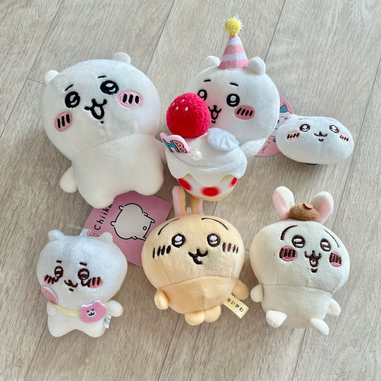 치이카와 우사기 인형 키링 5개일괄 이미지