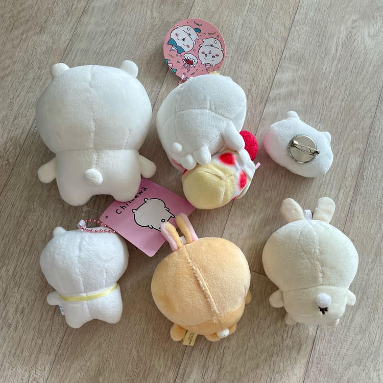 치이카와 우사기 인형 키링 5개일괄 이미지