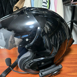 아라이 오픈페이스 헬멧 램 블랙 중고 이미지