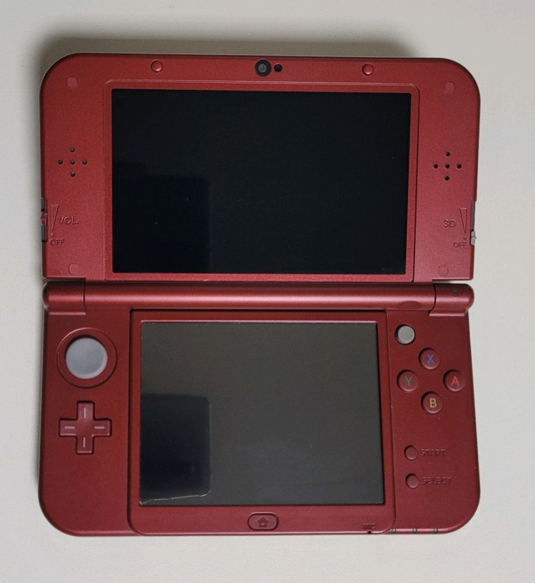 뉴 new 닌텐도 3ds xl 뉴큰다수 메탈릭 레드 이미지