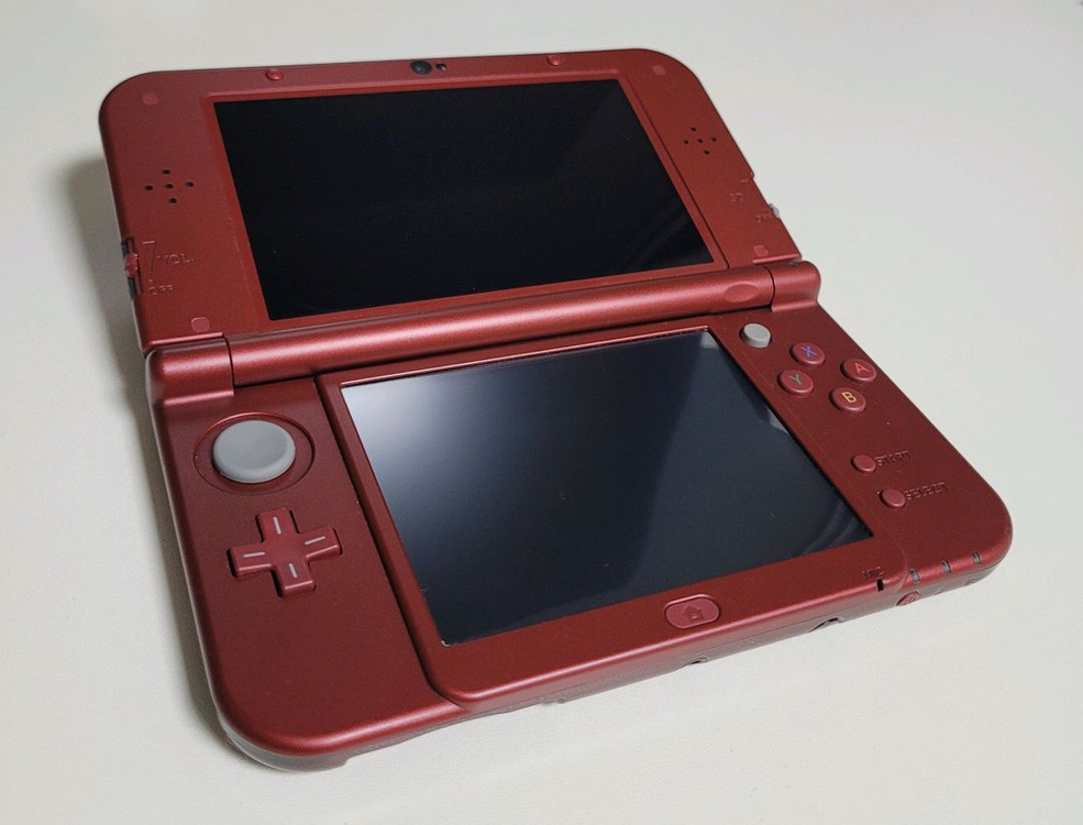 뉴 new 닌텐도 3ds xl 뉴큰다수 메탈릭 레드 이미지