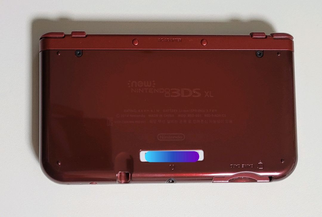 뉴 new 닌텐도 3ds xl 뉴큰다수 메탈릭 레드 이미지