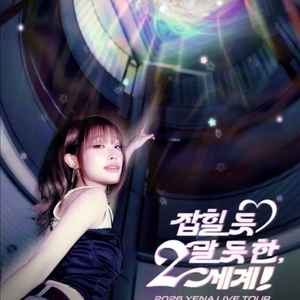 최예나 콘서트 스탠딩석 양도 단석 티켓 4/5일요일 막콘 이미지