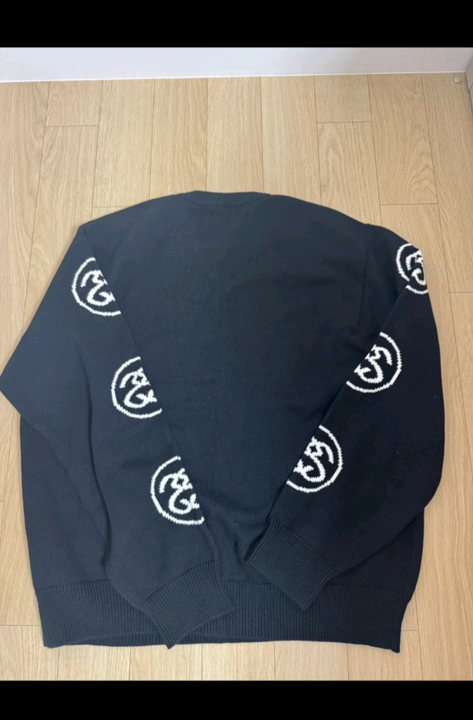 스투시 SS 링크 니트 블랙 XL 이미지