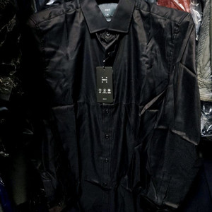 지오지아 And Z / 앤드지 솔리드 블랙 드레스 셔츠 / 100 이미지