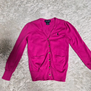 랄프로렌 폴로 핑크 가디건 6사이즈 이미지