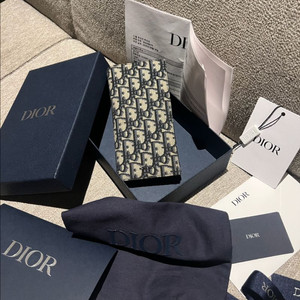 (풀구성 새상품급) 디올 오블리크 장지갑 이미지