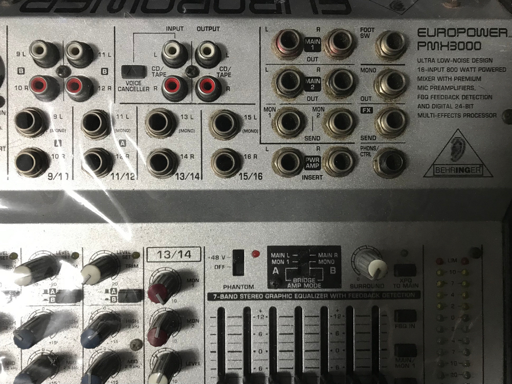 베링거 유로파워 PMH 3000 ( 파워드믹서) 이미지