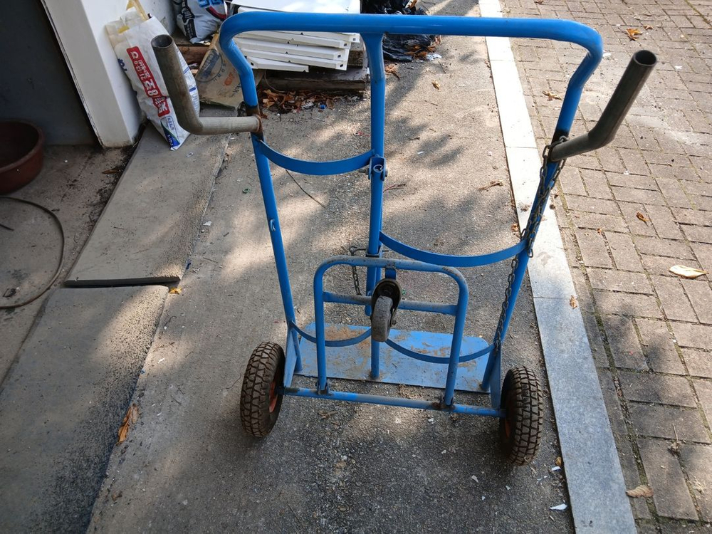 산소 lpg손수레 카트 이미지