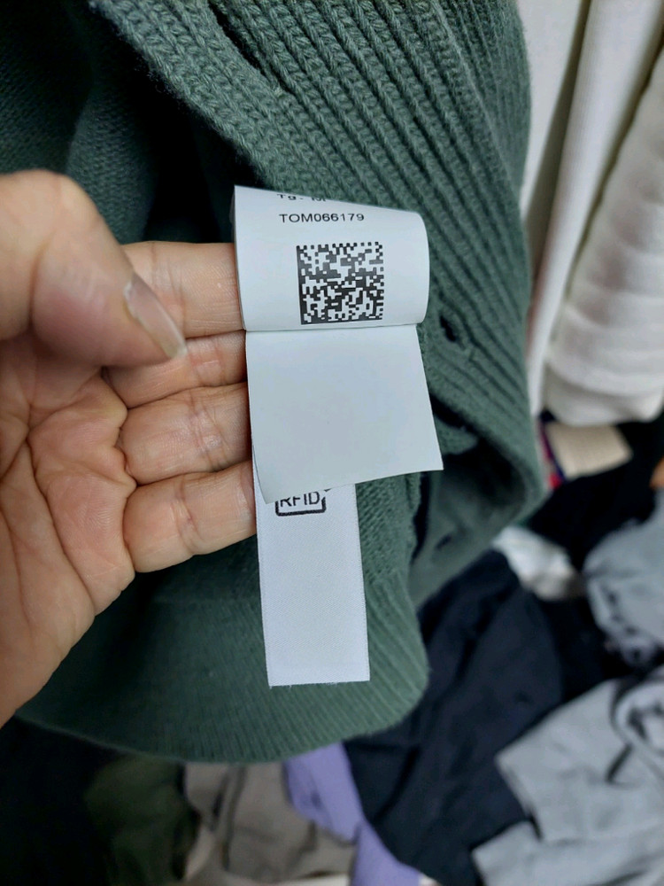 스톤아일랜드 버튼 울 집업 가디건 올리브 m 신형큐알 이미지