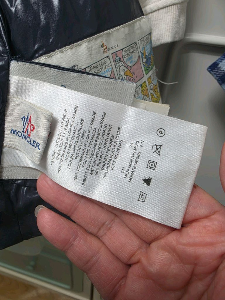 몽클레어 키즈 라쿤털 패딩9-12개월 이미지