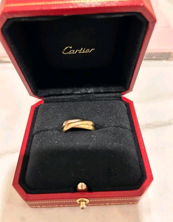 까르띠에 트리니티 링 50호. 이미지