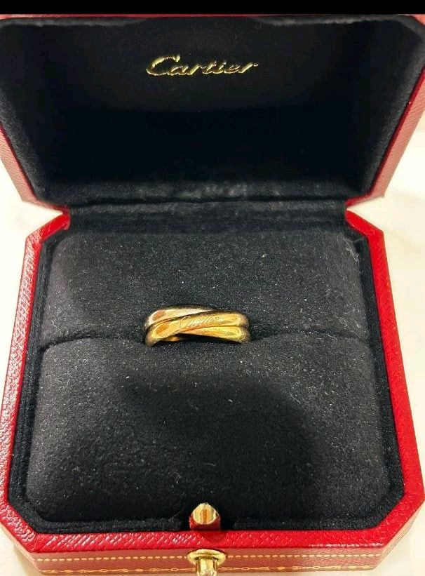 까르띠에 트리니티 링 50호. 이미지