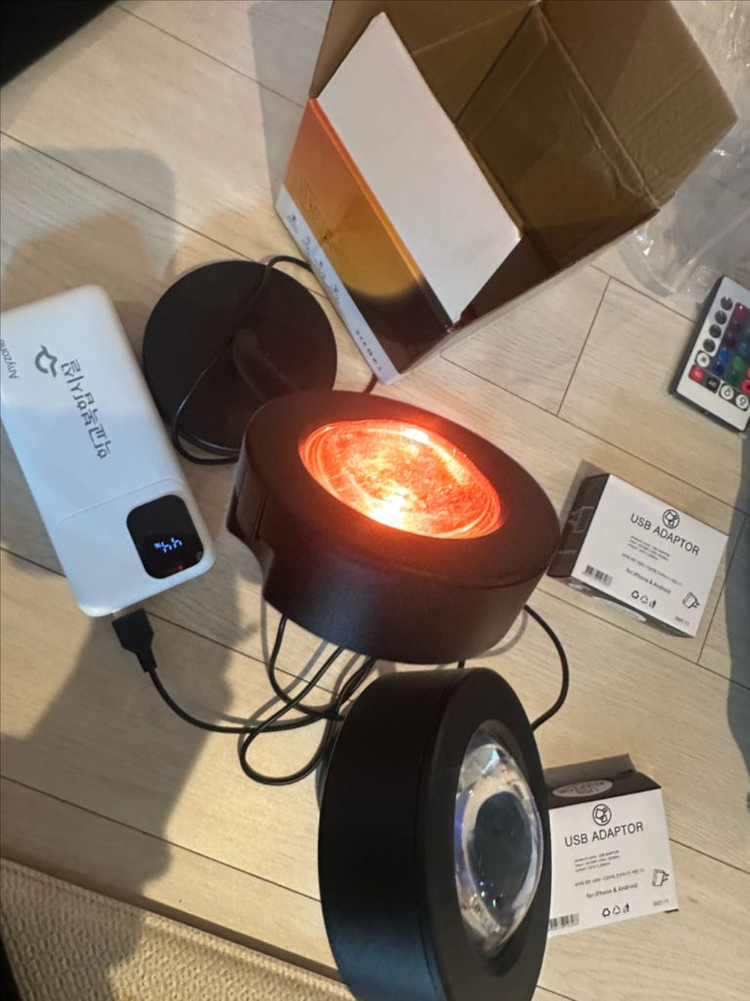 LED 조명 스탠드 세트 이미지