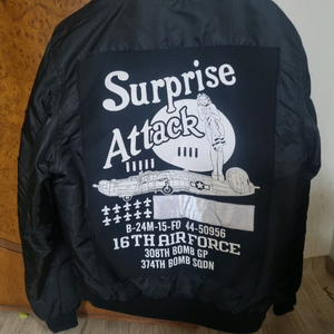 샤인 블루종 바시티 자켓. M/L 이미지