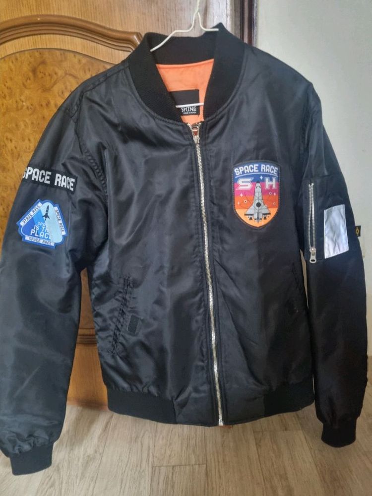 샤인 블루종 바시티 자켓. M/L 이미지