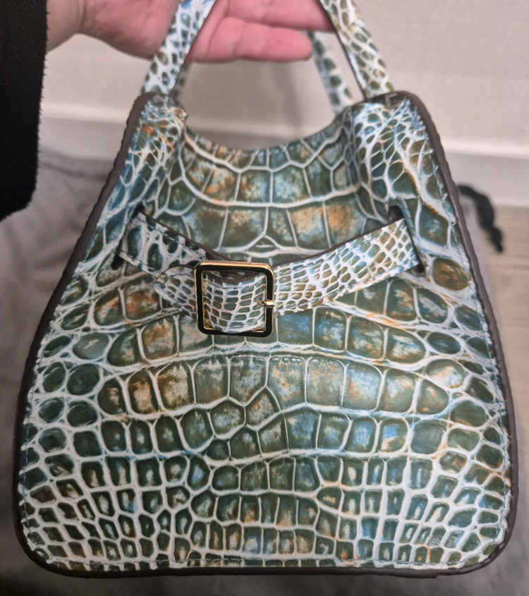 리얼악어백 핑크크로코 26사이즈백 리미티드엘리게이터 이미지