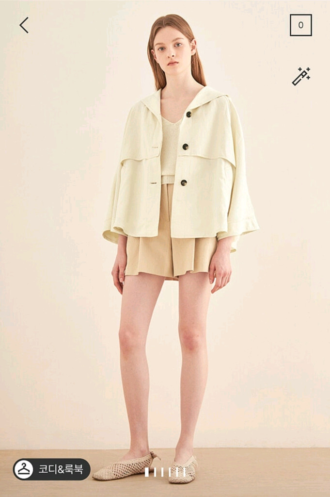 더캐시미어 플랩 후드 점퍼 아이보리 55 랑방 타임 마인 시스템 오브제 sjsj 이미지