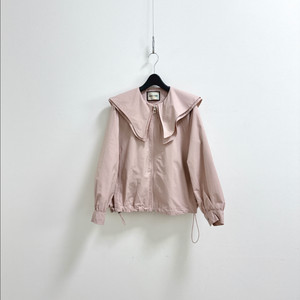 심플파크 러플 카라 집업 점퍼 이미지