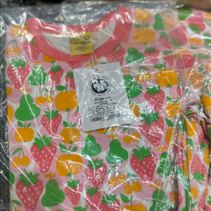 던스 26봄 핑크딸기 배기 86-92 +반팔티 110(새상품) 이미지