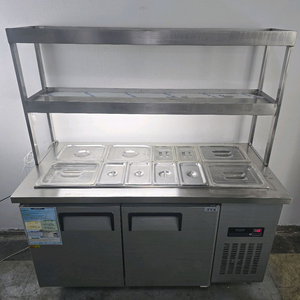 반찬 냉장고 우성 1500 선반 디지털조절 간접조명 이미지