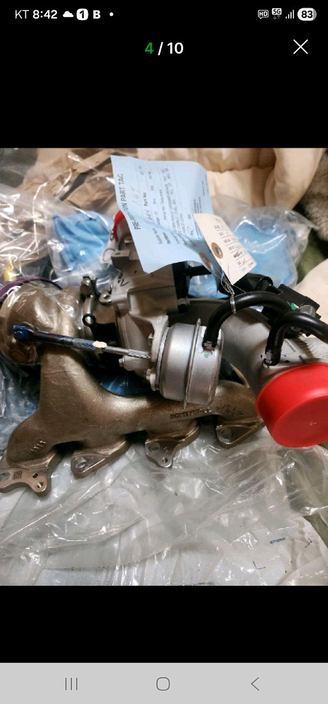 트랙스 1,4터보차량용 터보차져 앗세이 이미지