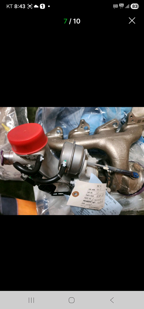 트랙스 1,4터보차량용 터보차져 앗세이 이미지