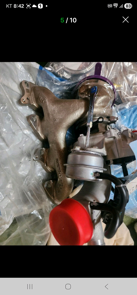 트랙스 1,4터보차량용 터보차져 앗세이 이미지