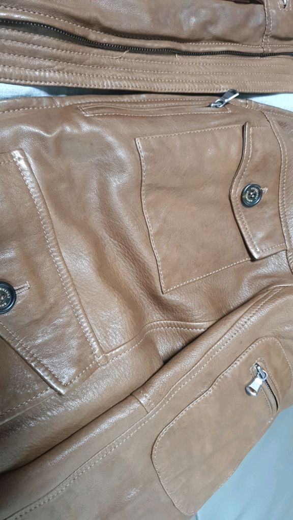 브루넬로 코치넬리 가죽 봄버 자켓 이미지