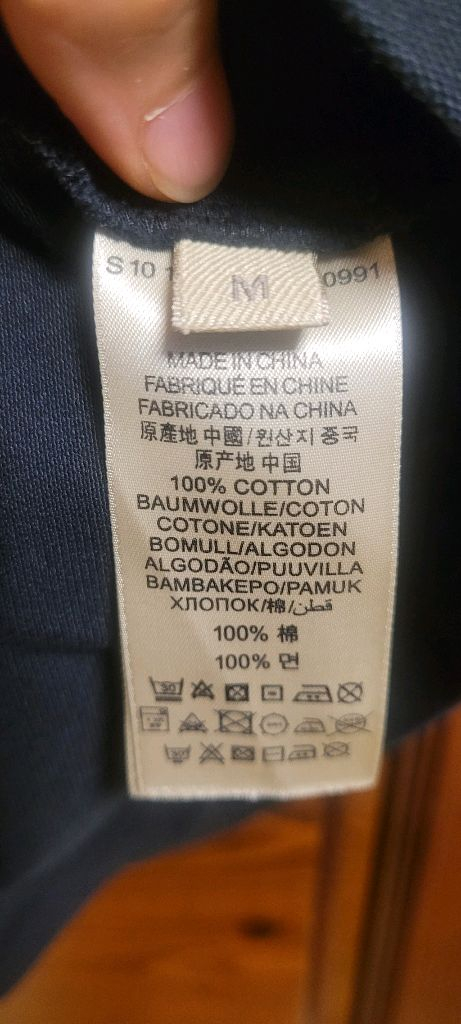 버버리 브릿 블랙 폴로티 M 이미지