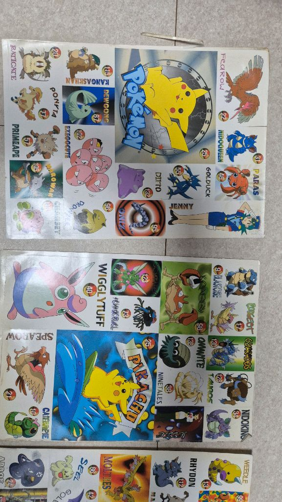 고전 포켓몬스티커 장당 1.0 이미지