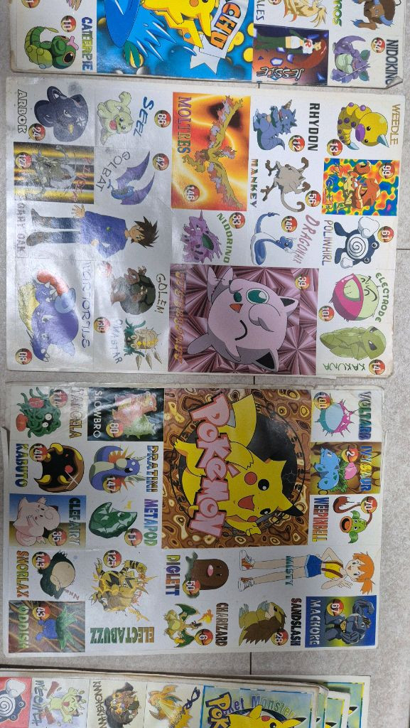 고전 포켓몬스티커 장당 1.0 이미지