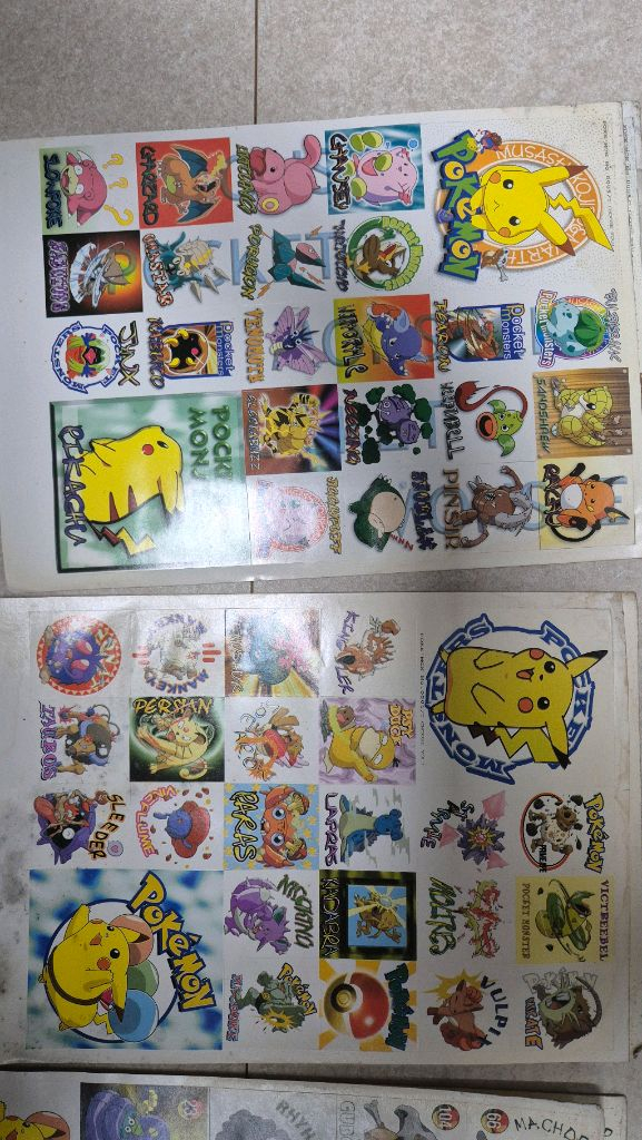 고전 포켓몬스티커 장당 1.0 이미지