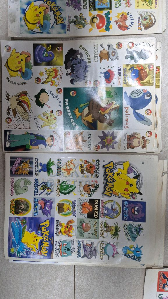 고전 포켓몬스티커 장당 1.0 이미지