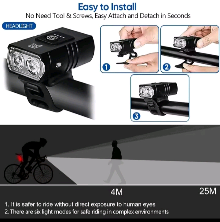 [빠른배송] 자전거라이트 자전거전조등 이미지