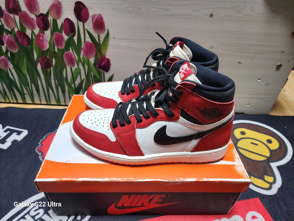 나이키 조던 1 레트로 하이 OG 시카고 2022 모델 275mm 이미지